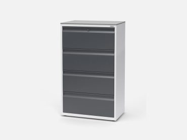 4 drawer side filer storage unit