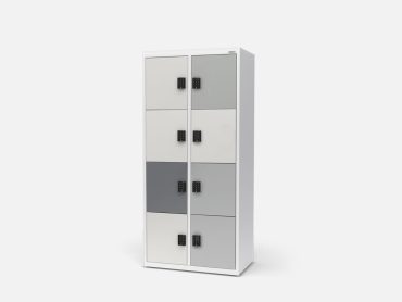 8 door metal office lockers