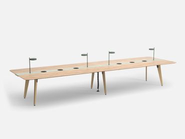 Office meeting table for agile office designs