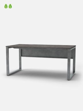 Flexiform office desk with industrial office finish
