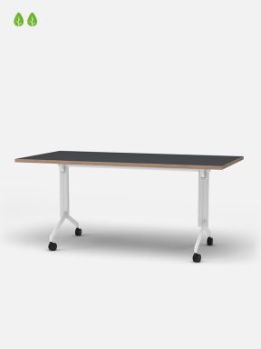 V leg premium flip top table for offices