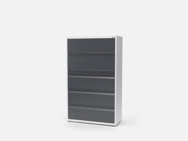 UK made high capacity metal office storage cupboard