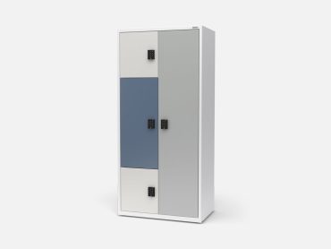 Multidoor storage lockers with digital locks