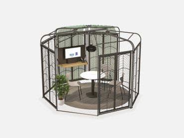 Office meeting pod and partitioning