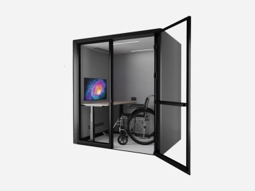 Wheelchair accessible office pod