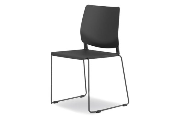 Melita stacking office chair - 100% recycled