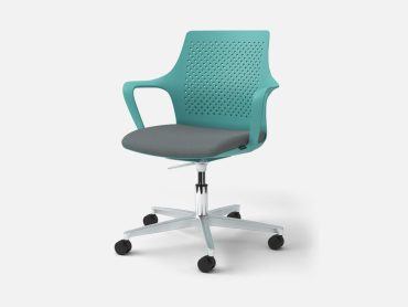 Flexi work chair with 5 star base