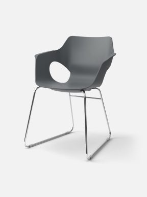 Olé office meeting chair with plastic shell