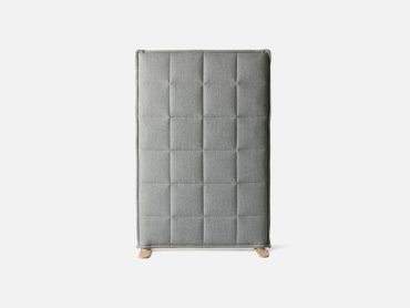 Stitch acoustic freestanding screens with wood legs