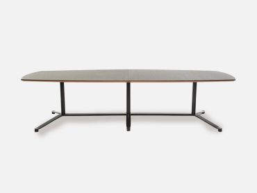 Alto large boardroom table with steel leg frame