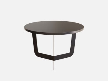 Arc office coffee tables with 3 legs