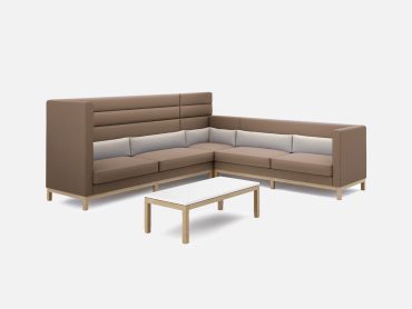 Arthur low back and high back modular sofas