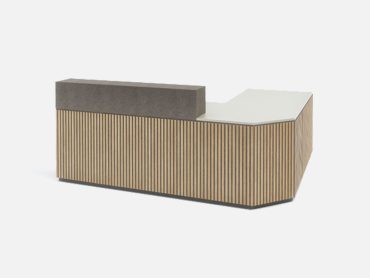 Slats Contemporary Reception Desks