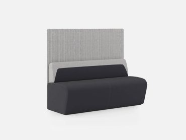 Hemm high back modular banquette sofa