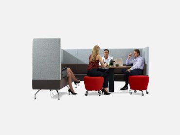 High back modular office sofa