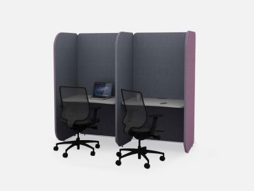 Library modular work booths