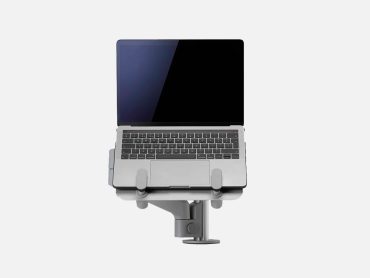 Office laptop mount and adjustable arm