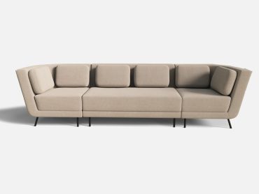 Low back office modular sofas - Circe