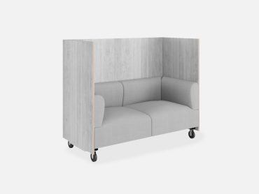 Nomad mobile office sofas with high back