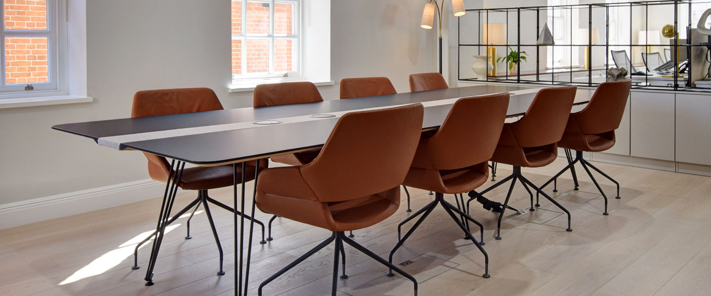 Office meeting room chairs fitout