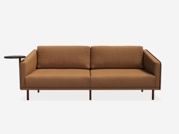 Reece low back contract sofa with side table