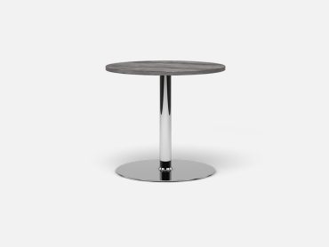 Round formal meeting table with pedestal base