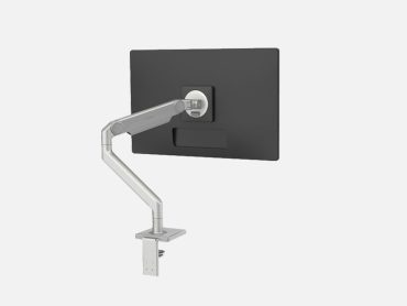 Single adjustable monitor arm