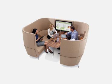 Acoustic office meeting booths