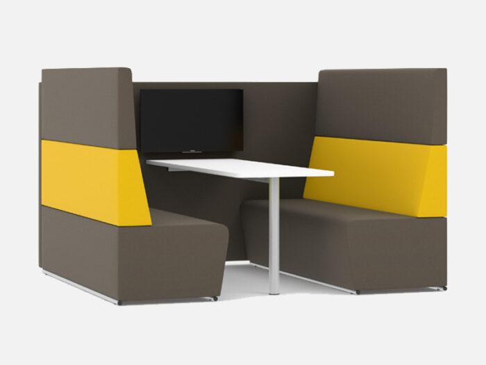 Office Media Booths & Meeting Booths - Flexiform : Flexiform