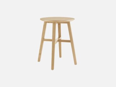 Solid wood side table for offices