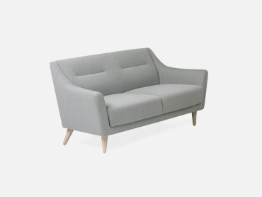 Peeps compact reception sofas wood legs