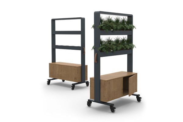 Movable office planter