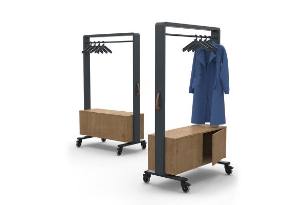 mobile coat rail for offices