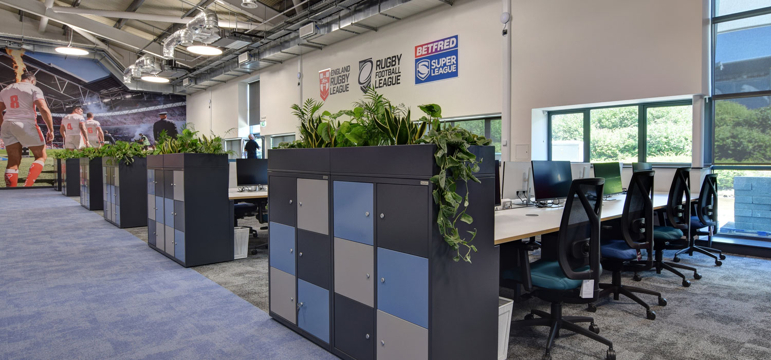 Flexiform office fit out for Rugby League offices