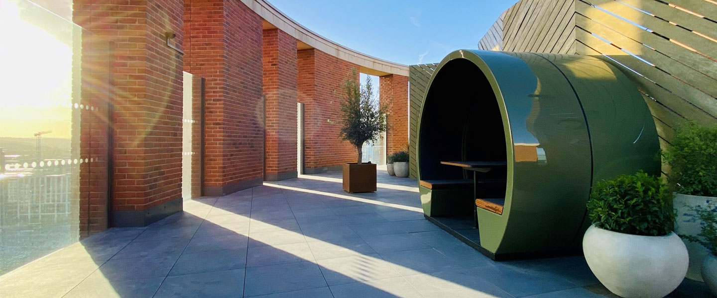 Commercial outdoor pods