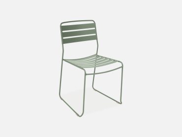 Commercial metal outdoor dining chair