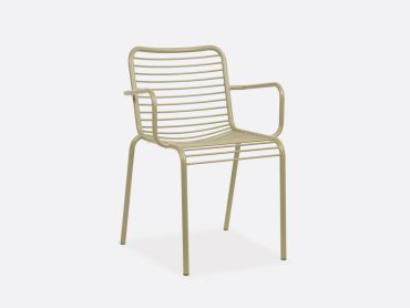 Contour outdoor dining chair