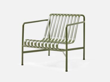 Hay Palissades commercial outdoor Lounge chair - Green