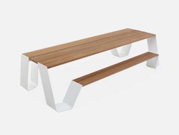 Hopper commercial picnic table