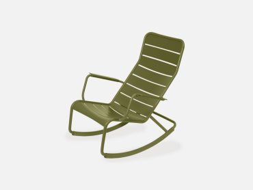 Commercial metal outdoor lounge chair - Rocking chair
