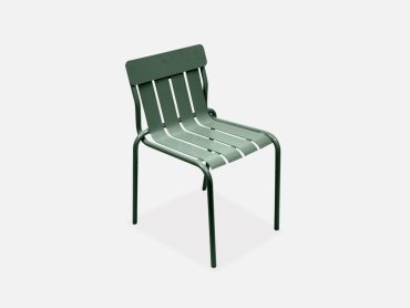 Stripe commercial outdoor metal chair