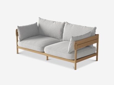 Tanso wooden commercial outdoor sofa