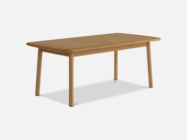 Wood commercial outdoor dining table
