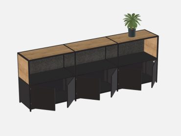 Office storage console