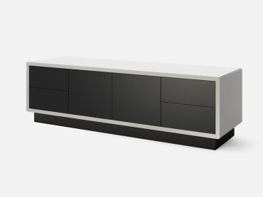 Office sideboard storage with solid plinth