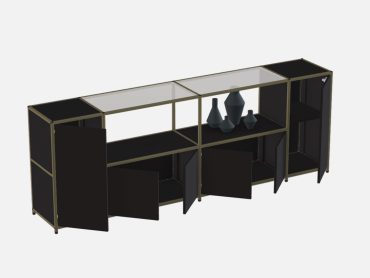 Decorative display unit for offices