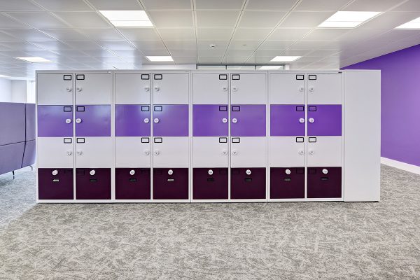 8 door metal lockers - UK made