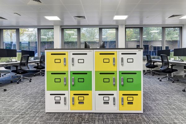 Storage lockers with Bespoke Keypad Locks