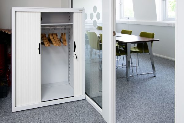 Tambour coat storage