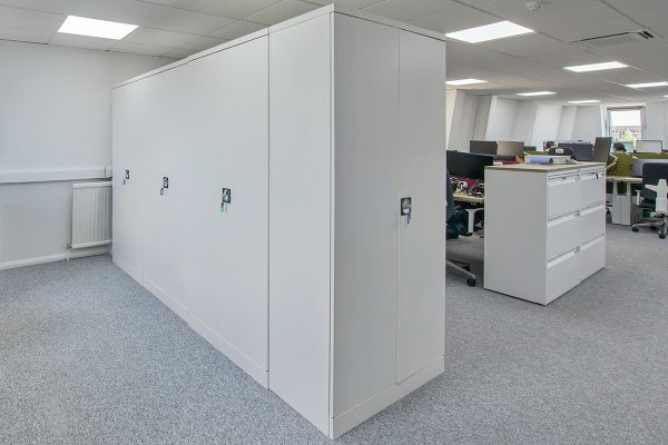 Metro tall office storage cupboards